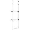 vidaXL Sistema de armario telesc&oacute;pico con barras de aluminio