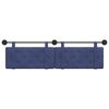 vidaXL Cabecera Colgante Azul Polic&iacute;a 190 x 55 x 5 cm Terciopelo