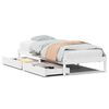 vidaXL Estructura de cama sin colchón madera maciza blanca 75x190 cm