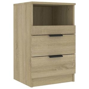 vidaXL Mesitas de noche Roble Sonoma Medium Engineered wood