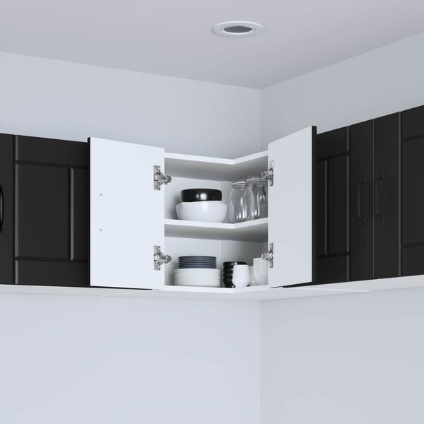vidaXL Mueble de Cocina Negro 57 x 57 x 40 cm Madera de ingenier&iacute;a