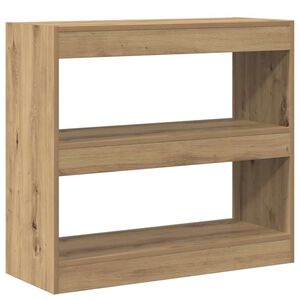 vidaXL Estanter&iacute;a/divisor de espacios roble artisan 80x30x72 cm