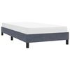 vidaXL Estructura de cama sin colch&oacute;n terciopelo gris oscuro 100x220cm