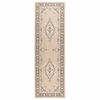 vidaXL Alfombra Runner FLORNES Tejido Crudo PP 7 mm