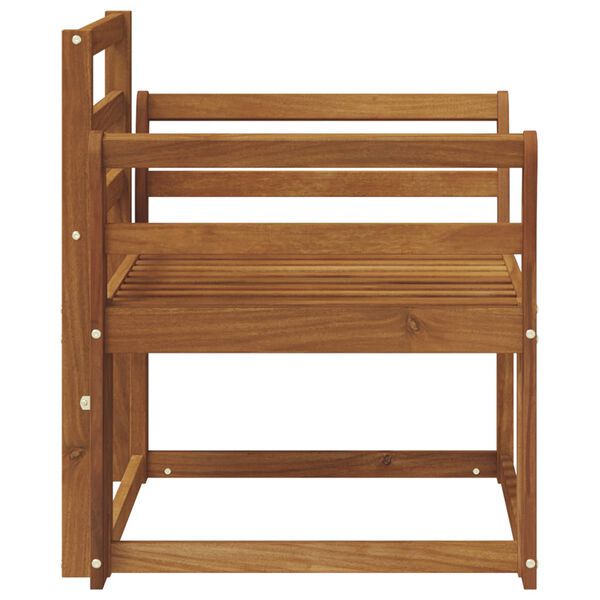 vidaXL Sof&aacute; de exterior Madera de Acacia S&oacute;lida Natural