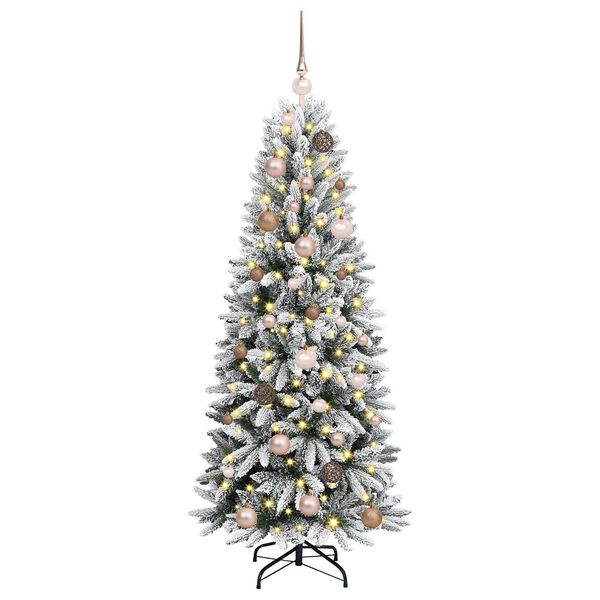 vidaXL &Aacute;rbol de Navidad artificial 150 cm PVC y Pl&aacute;stico y Acero y PE