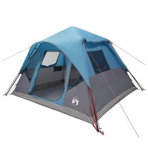 vidaXL Tienda Instant&aacute;nea Azul 305 x 275 x 190 cm Poli&eacute;ster y Acero