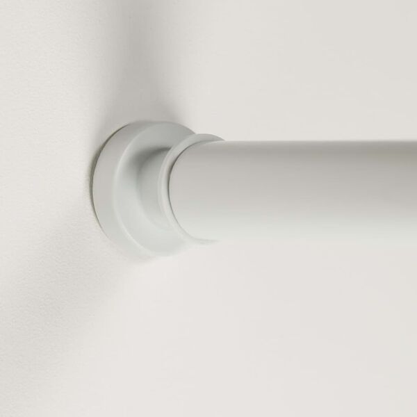 Sealskin Barra telesc&oacute;pica para cortina de ducha blanco 125-220 cm