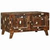 vidaXL Mesa de Caf&eacute; Multicolor Madera s&oacute;lida recuperada