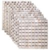 vidaXL Baldosas de Mosaico Crema 30 x 30 cm M&aacute;rmol