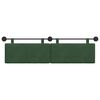 vidaXL Cabecera Colgante Liso Verde Selva 170 x 55 x 5 cm Tela de Pana