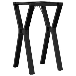 vidaXL Patas de mesa de comedor estructura Y acero 40x40x73 cm