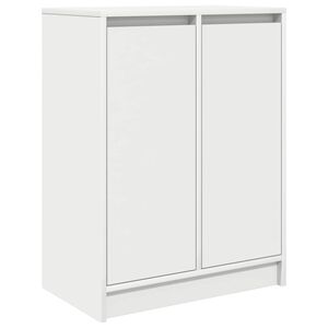 vidaXL Aparador blanco 57x34x76 cm madera de ingenier&iacute;a