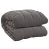vidaXL Manta con peso tela gris 152x203 cm 11 kg