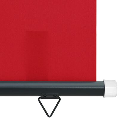 vidaXL Toldo lateral de balcón rojo 165x250 cm