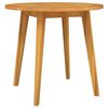 vidaXL Mesa de jard&iacute;n madera maciza de acacia &Oslash;85x75 cm