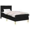 vidaXL Estructura de cama 90 x 190 cm Negro