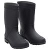 vidaXL Botas de agua negro n&uacute;mero 41 PVC