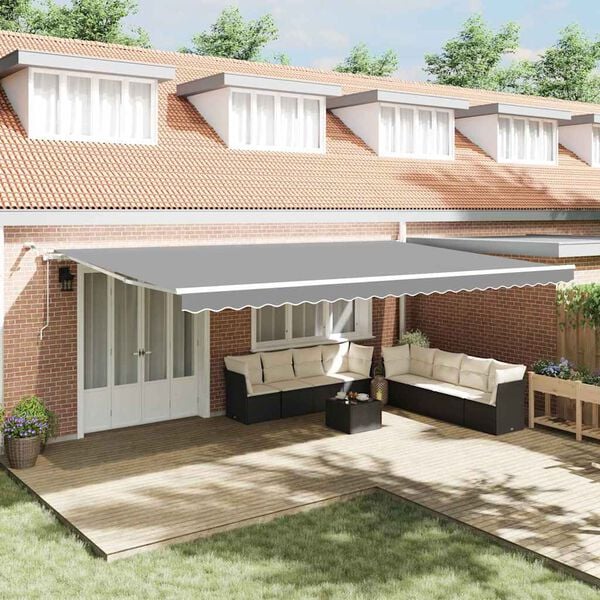 vidaXL Estructura del Toldo 600 x 300 cm Aluminio