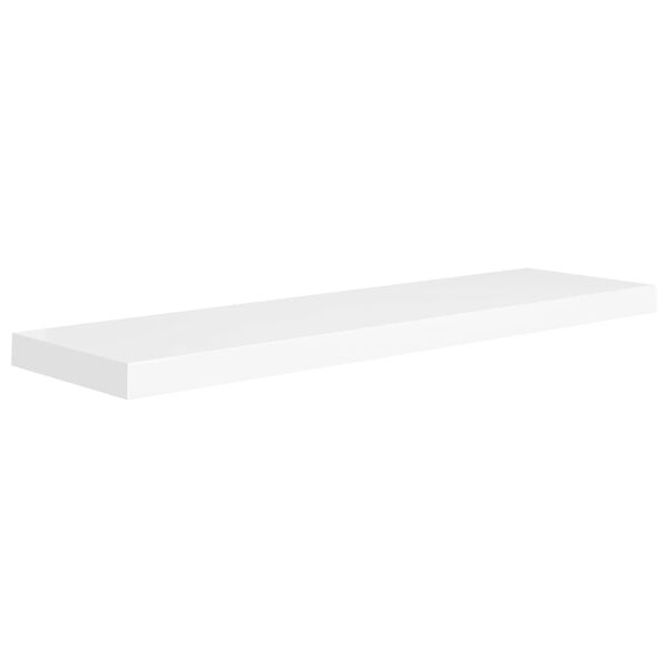 vidaXL Estante flotante de pared MDF blanco 90x23,5x3,8 cm
