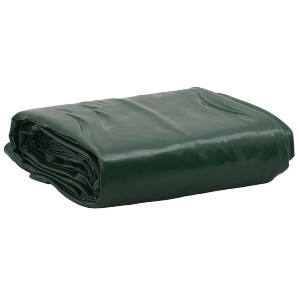 vidaXL Lona verde 5x7 m 650 g/m²