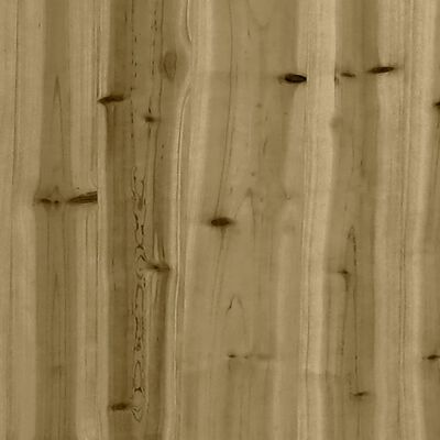 vidaXL Sofás centrales con cojines 2 uds madera de pino impregnada
