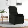 vidaXL Sill&oacute;n reclinable el&eacute;ctrico de tela negro
