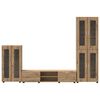 vidaXL Conjunto de mueble de TV con caj&oacute;n FLORIN Roble artesanal