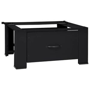 vidaXL Pedestal para Lavadora Negro 64 x 55 x 32,5 cm Acero
