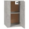 vidaXL Mueble para TV de pared gris hormig&oacute;n 40x34,5x60 cm