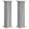 vidaXL Soporte de plantas 2 uds. Gris Sonoma 30,5 x 30 x 100,5 cm