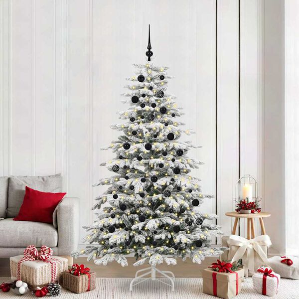 vidaXL &Aacute;rbol de Navidad artificial con ramas articuladas 210 cm