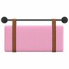 vidaXL Cabecera Colgante Liso Rosa 90 x 55 x 5 cm PU antiguo