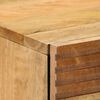 vidaXL Mesita de noche madera maciza de mango 50x33x60 cm marr&oacute;n