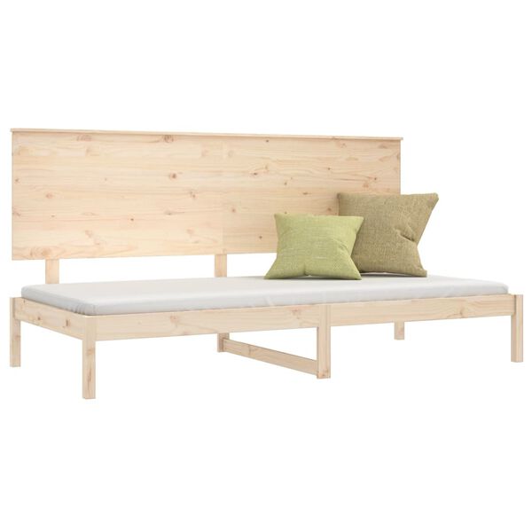 vidaXL Sof&aacute; cama sin colch&oacute;n madera maciza de pino 80x200 cm