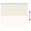 vidaXL Estor Enrollable Opaco Blanco Roto 165x130cm Tela Ancho 161,6cm