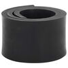 vidaXL Borde de goma para quitanieves negro 120x10x1 cm
