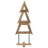 vidaXL &Aacute;rbol de Navidad Marr&oacute;n 149,5 cm Madera de teca maciza