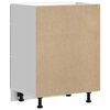 vidaXL Mueble bajo de cocina Lucca madera contrachapada gris sonoma