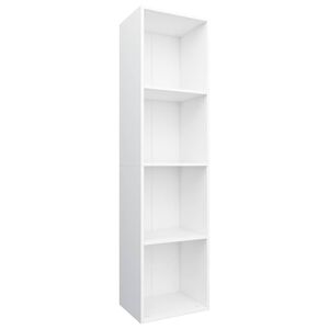 vidaXL Estanter&iacute;a de libros/mueble TV madera contrachapada 36x30x143cm