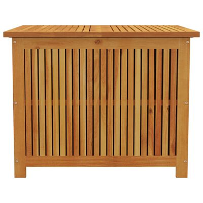 vidaXL Caja de almacenaje de jardín madera maciza acacia 75x75x58 cm