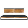 vidaXL Estructura de cama sin colchón metal 200x200 cm