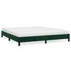 vidaXL Estructura cama sin colch&oacute;n terciopelo verde oscuro 180x200 cm