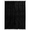 vidaXL Cortina opaca con ganchos terciopelo negro 290x245 cm
