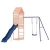 vidaXL Parque infantil de exterior madera maciza Douglas