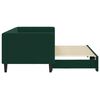 vidaXL Sof&aacute; cama nido terciopelo verde oscuro 80x200 cm