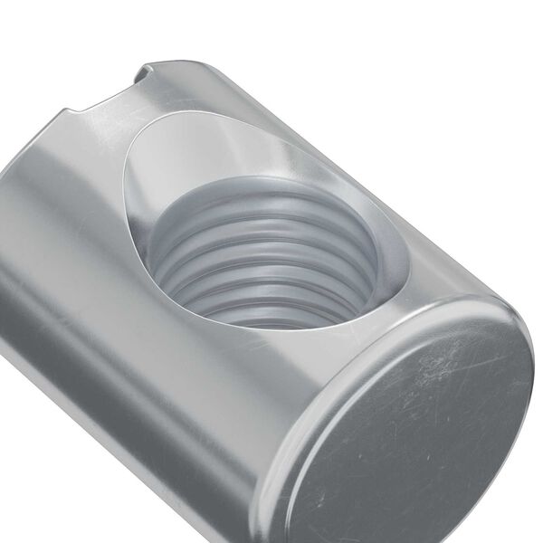 vidaXL Tuercas de barril 12 pcs Plateado M6 x 13 mm Metal