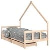 vidaXL Estructura de cama infantil con cajones madera pino 90x190 cm