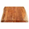 vidaXL Tablero de mesa rectangular borde natural acacia 110x60x2,5 cm