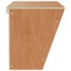 vidaXL Comedero de heno para conejos madera maciza abeto 37x18,5x23 cm